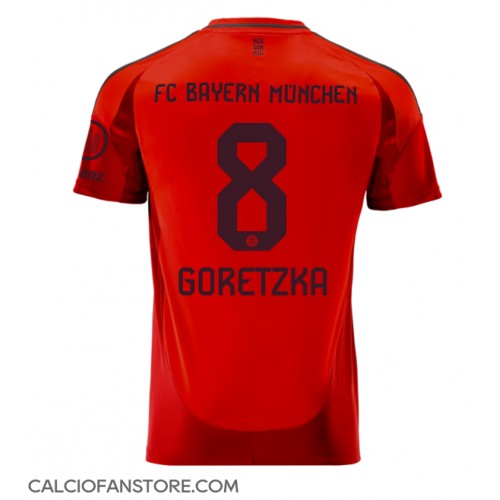 Maglia Calcio Bayern Munich Leon Goretzka #8 Prima Divisa 2024-25 Manica Corta